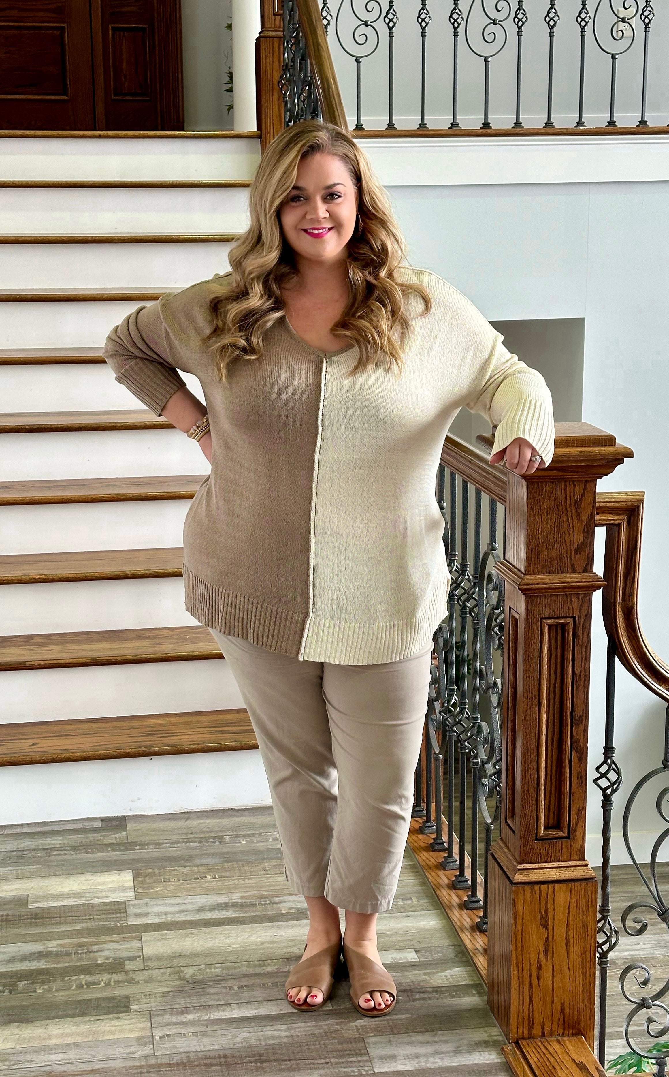 Plus size tunic sweaters for outlet leggings